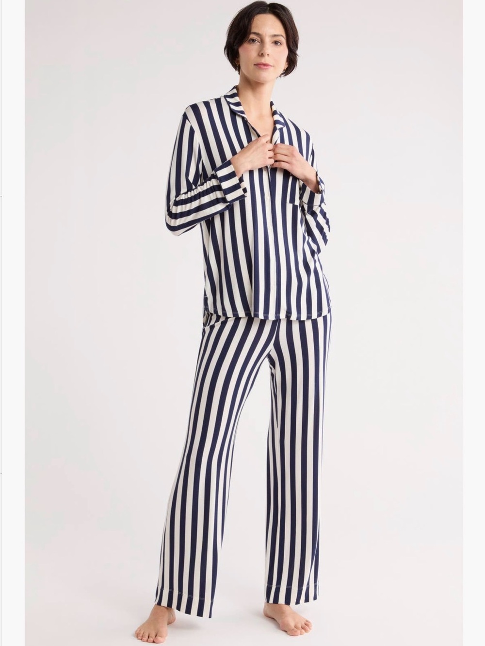 NWT Nordstrom Rack Tranquility Long Sleeve Shirt & Pants Pajamas